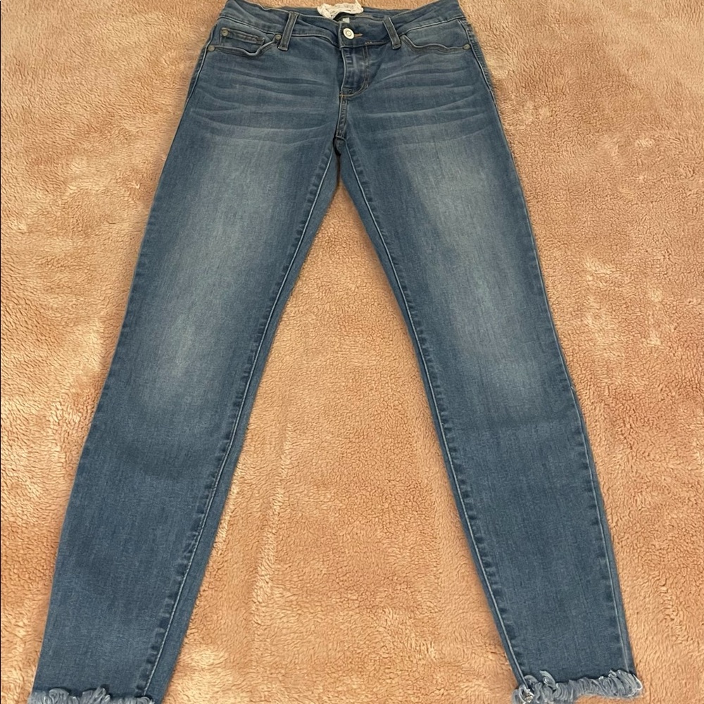 Altar’d State skinny fit med wash blue jeans